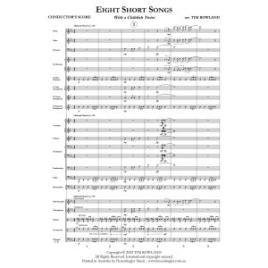 Eight Short Songs With a Childish Twist (PDF format)